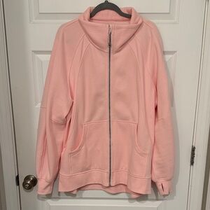 lululemon athletica Soft Pink Zip-Up Hoodie
